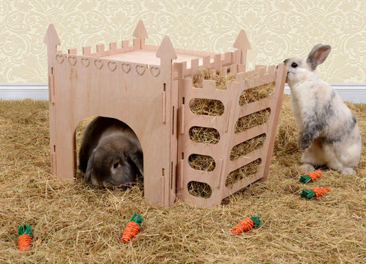 Single-storey turret with feeder (Rabbit) - Pet Palaces